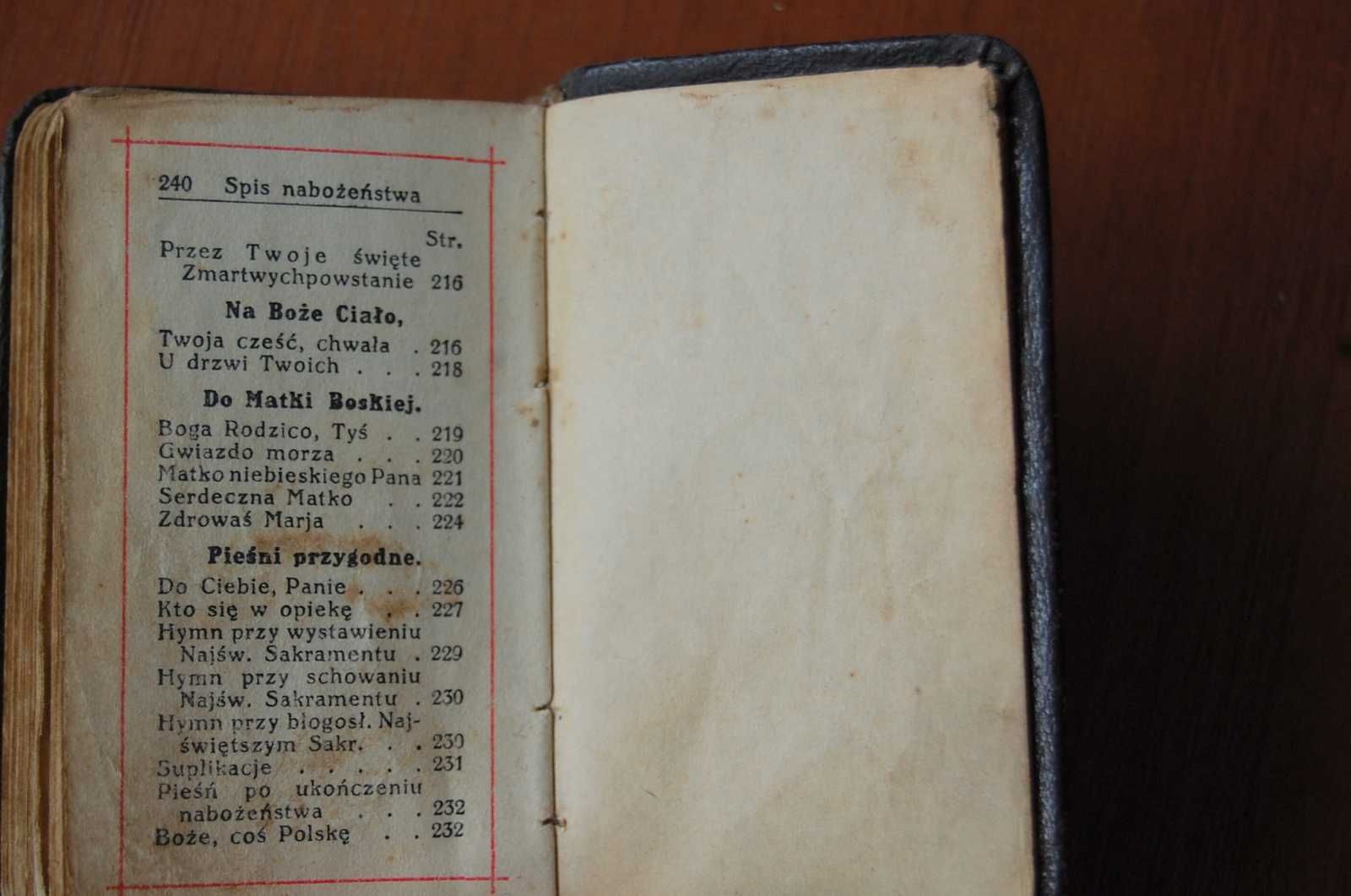Stary, 100 - letni modlitewnik. Książeczka do nabożeństwa Boga Rodzico