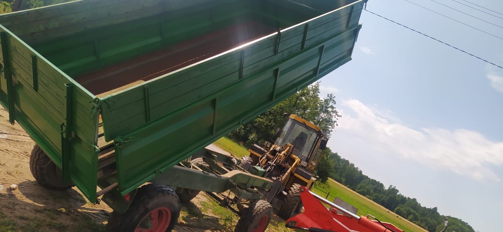 Przyczepa 8 t 3 stronny wywrot