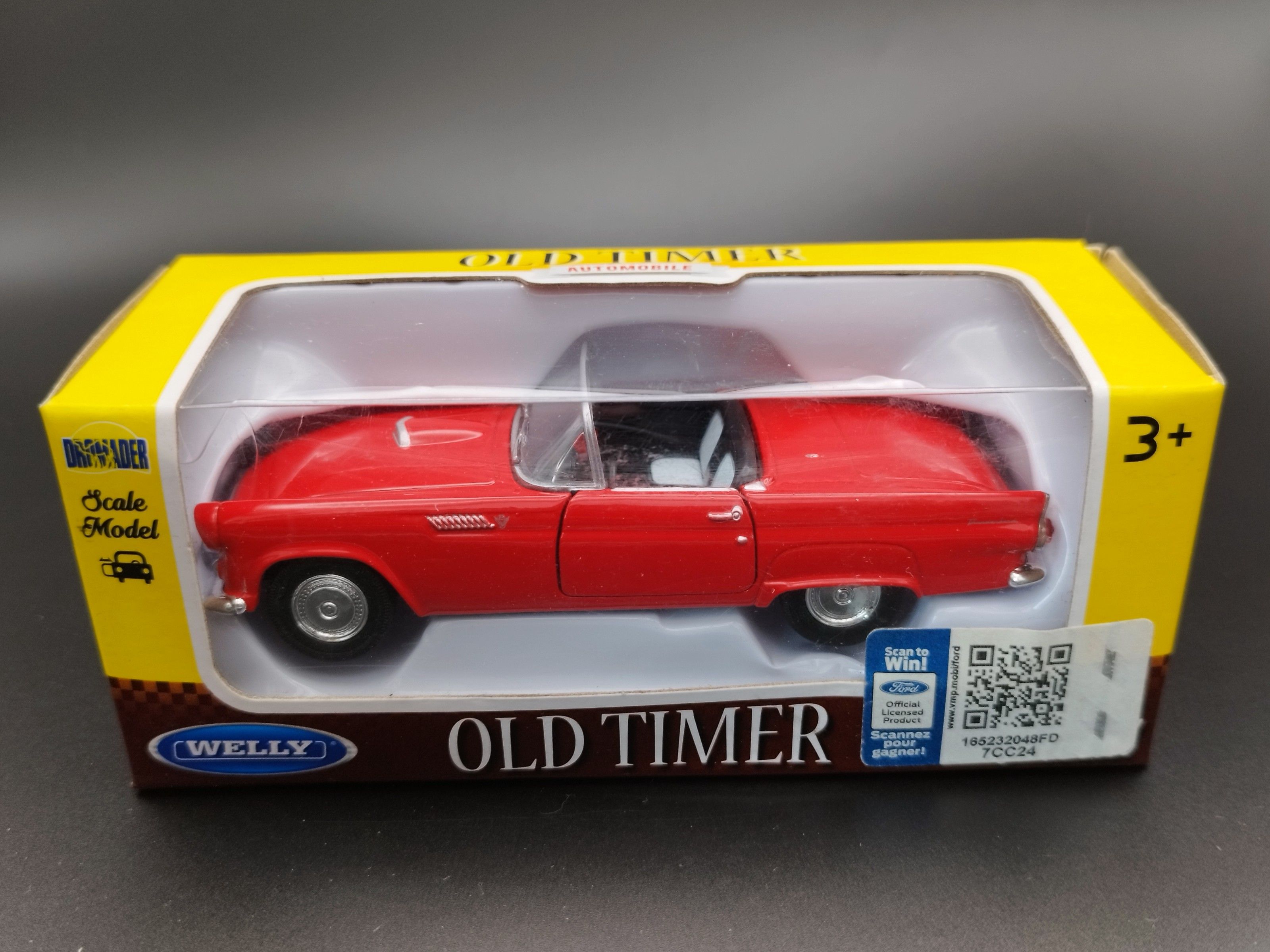 Skala ok.1:34-39 Ford Thunderbird 1955 model