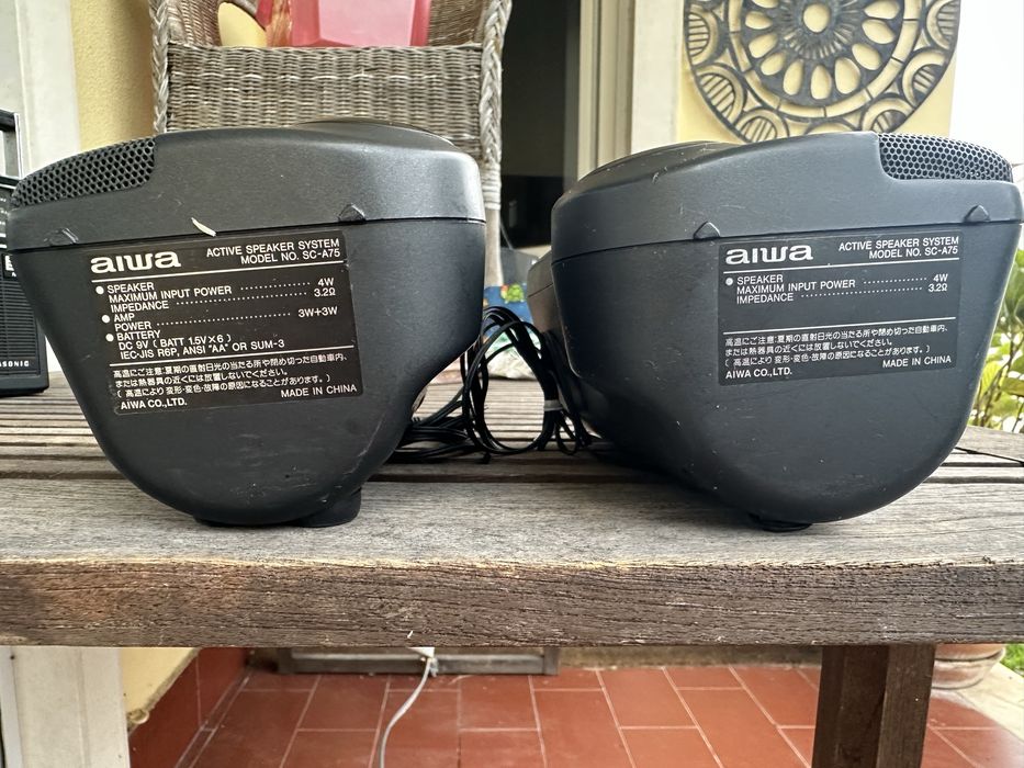 Colunas Aiwa Active Mini Speaker System