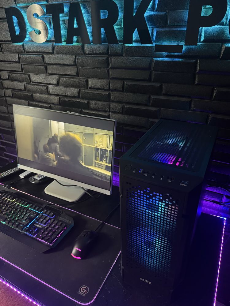 Игровой компьютер i3 9100 16ГБ ОЗУ SSD m2 512ГБ HD Graphics 630