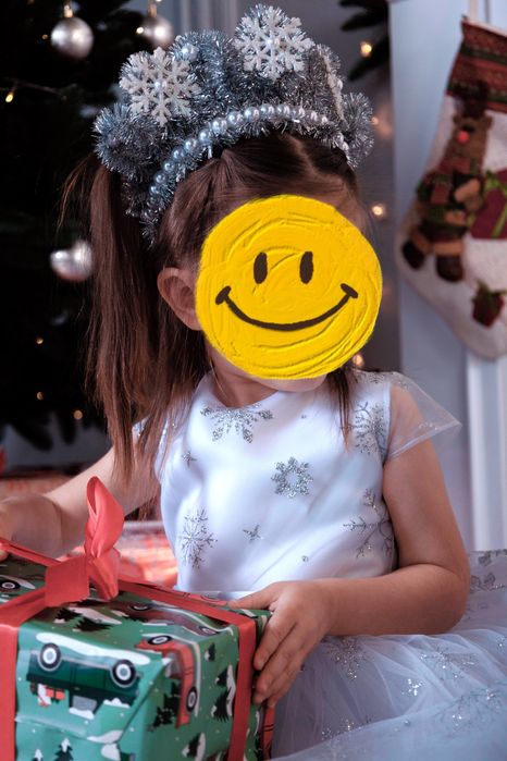 Корона сніжинка, обруч снежинка, новорічний обруч, корона для сніжинки