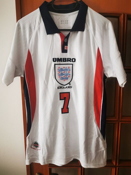 Camisola Inglaterra 98/99 Beckham 7 Tamanho M