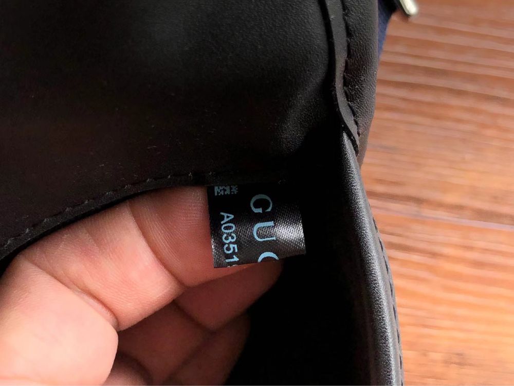 Torba/Saszetka/Nerka Gucci GG Czarna Luksusowa