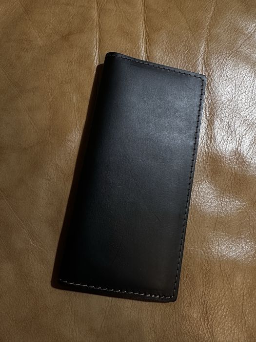 Чоловічий гаманець натуральна шкіра чорний