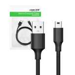 Kabel Usb Do Mini Usb Ugreen Us132, 2M (Czarny)
