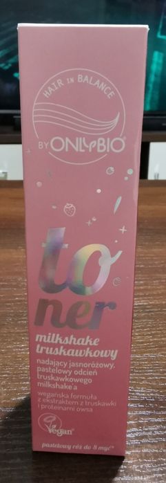 Toner Only Bio Onlybio milkshake truskawkowy nowy różowy do włosów