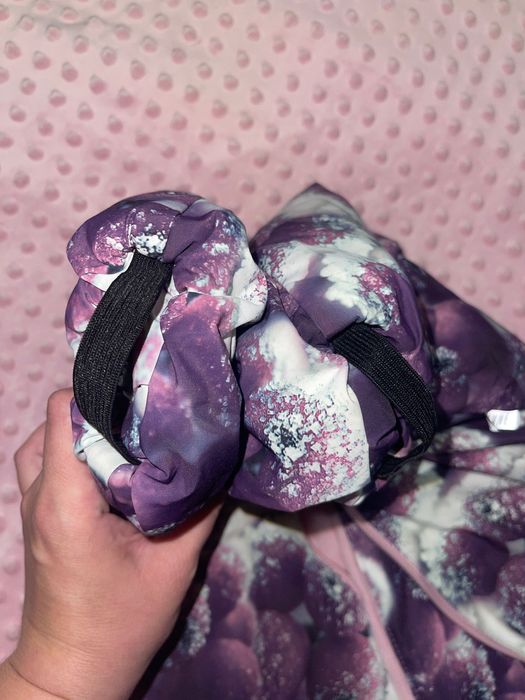 Красивий зимовий термокомбінезон Lenne Baby 74см на дівчинку.