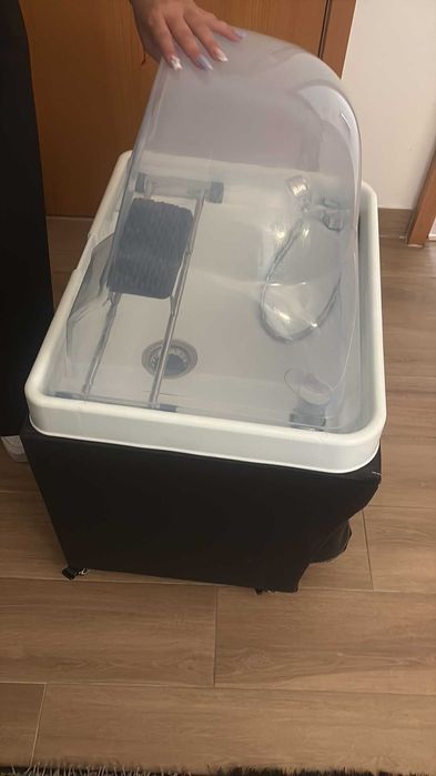 Calha Cabelo Portátil para Spa