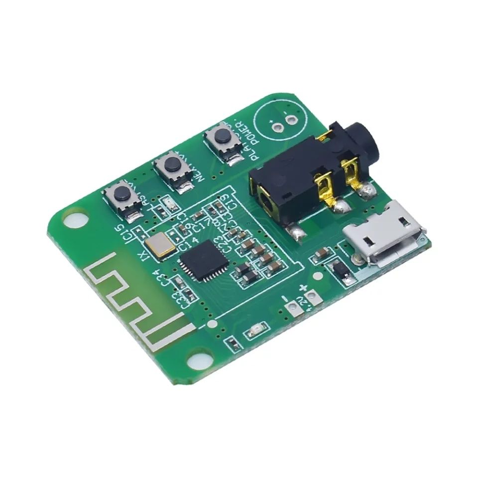 Аудио модуль приемник JDY-64 Bluetooth 4.2, DC 3.3-5В, AUX