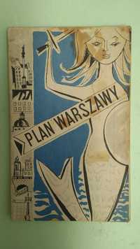 Plan Warszawy 1965 rok