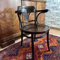 Piękne krzesło gięte drewniane antyk vintage