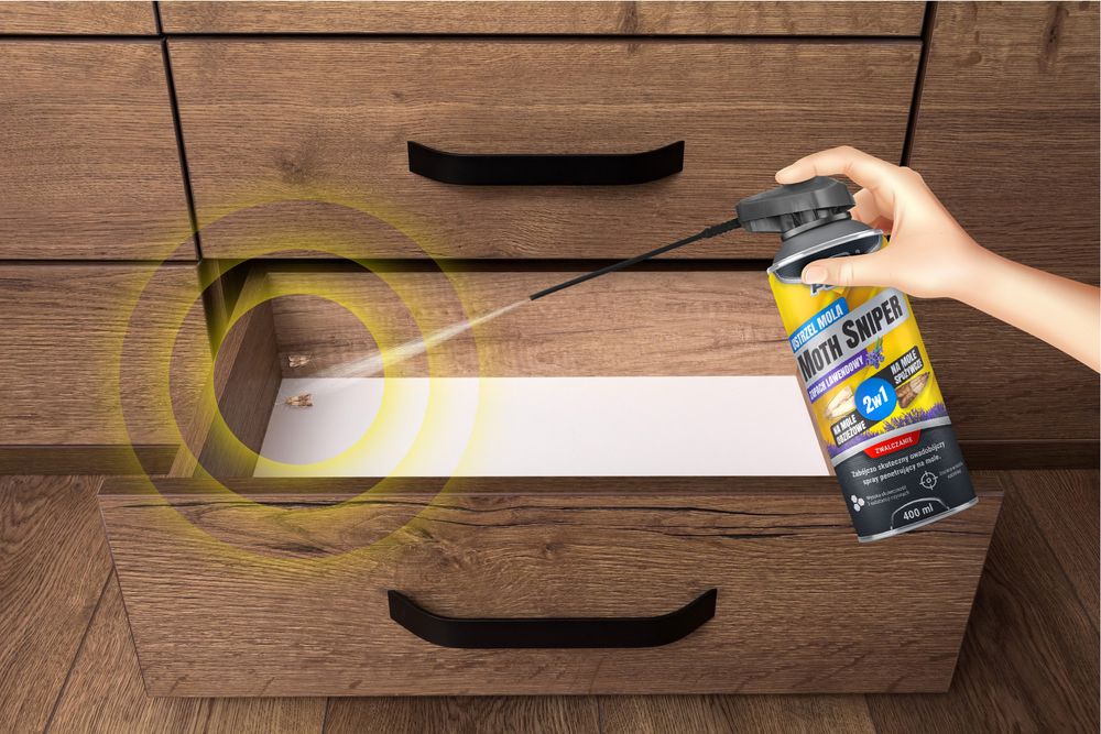 Środek, spray, preparat na mole, do zwalczania moli No Pest® 400ml