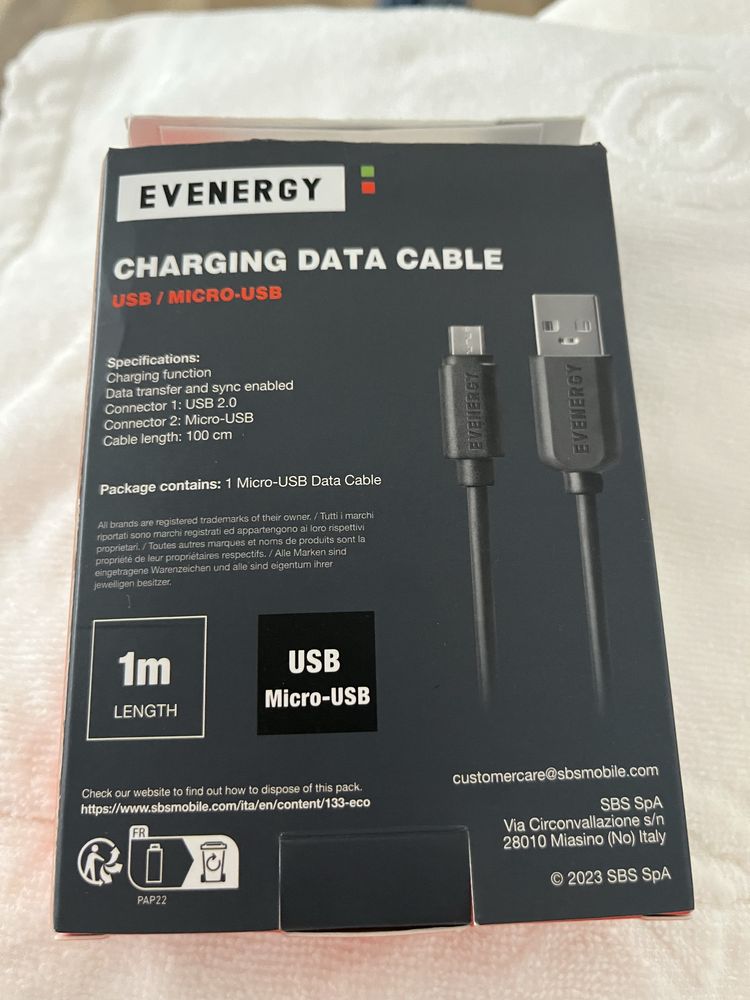 Cabo usb-micro-usb