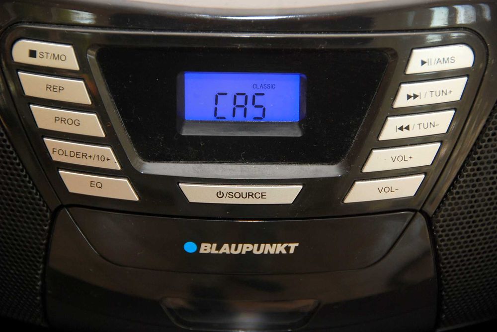 Blaupunkt B 120 BK przenośny odtwarzacz CD z Bluetooth magnetofon USB