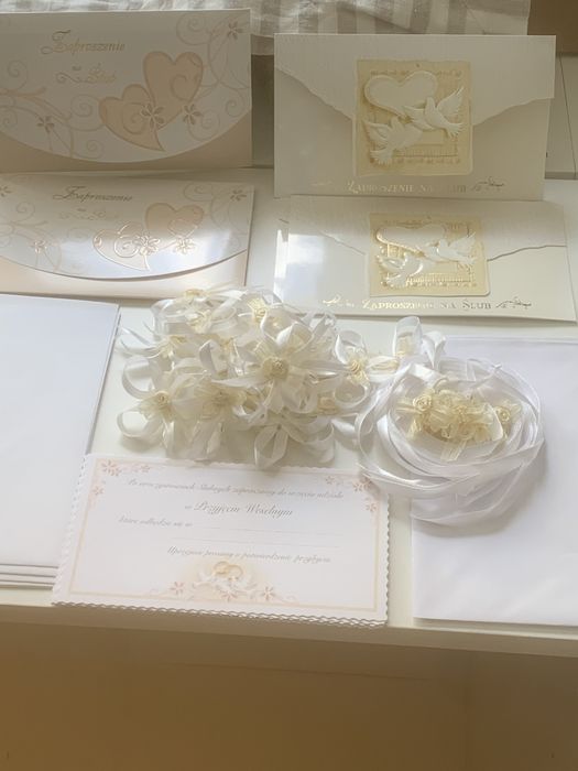 Zaproszenia na Ślub + Przypinki Weselne