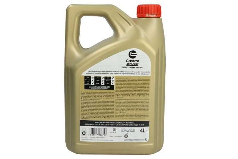 Olej silnikowy Castrol EDGE 5W40 Turbo Diesel 4L