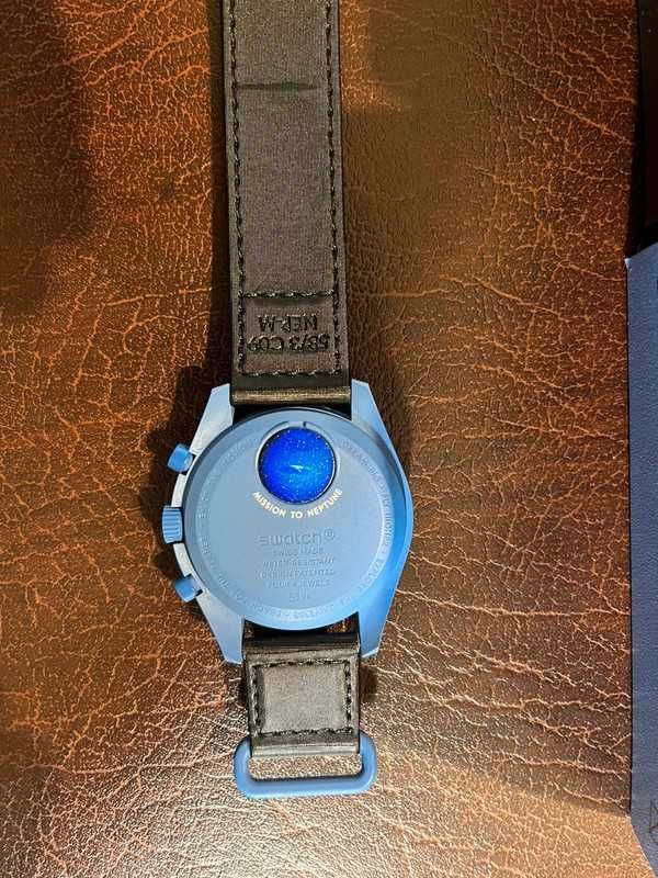 Omega x Swatch SO33N100 - Neptune Model z Gwarancją