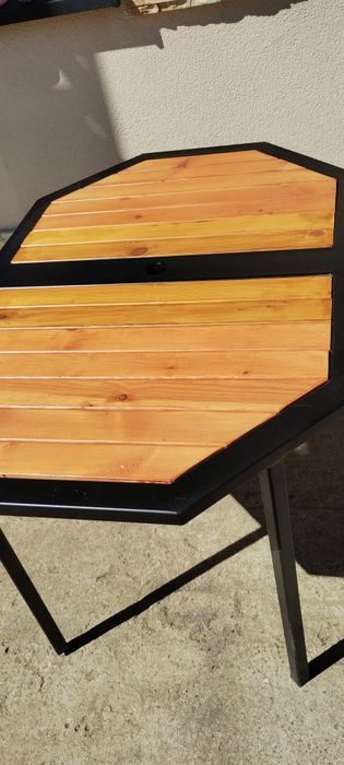 Stół ogrodowy plus taboret na taras altanę