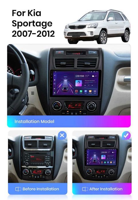Radio Android Kia Sportage 2 wifi gps bluetooth