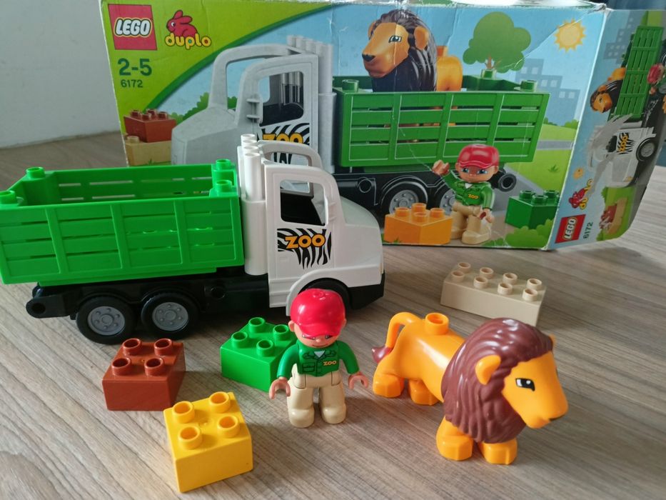 Duplo 6172 zestaw ciężarówka zoo zwierzęta