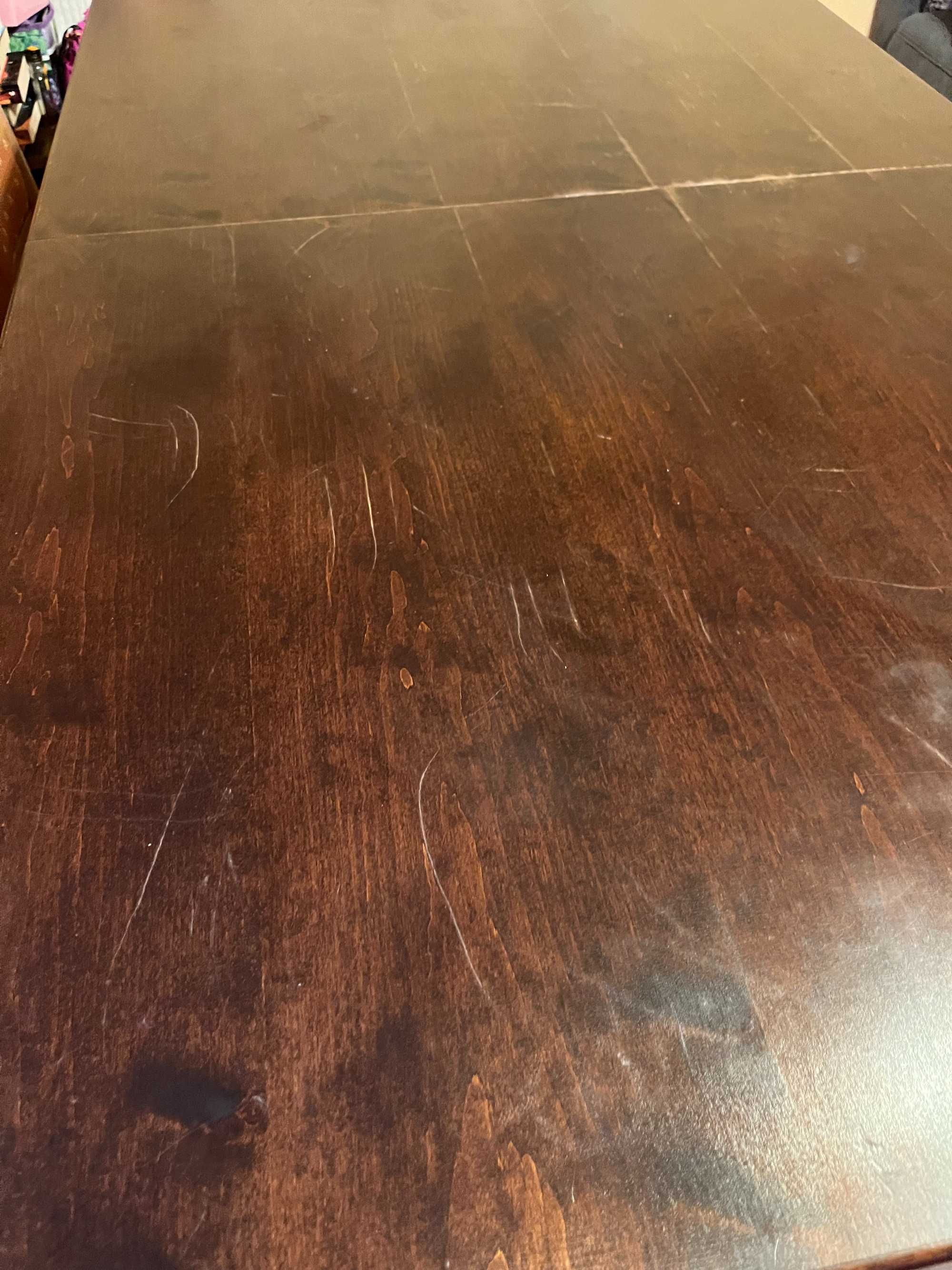 Stół Drewniany Rozkładany - 6 osobowy 160x90 cm