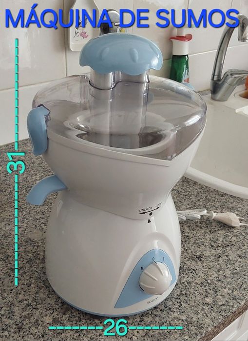 MÁQUINA DE SUMOS, NOVA SEM CAIXA.Casa,Cozinha,Campismo,Garagem,Sala.