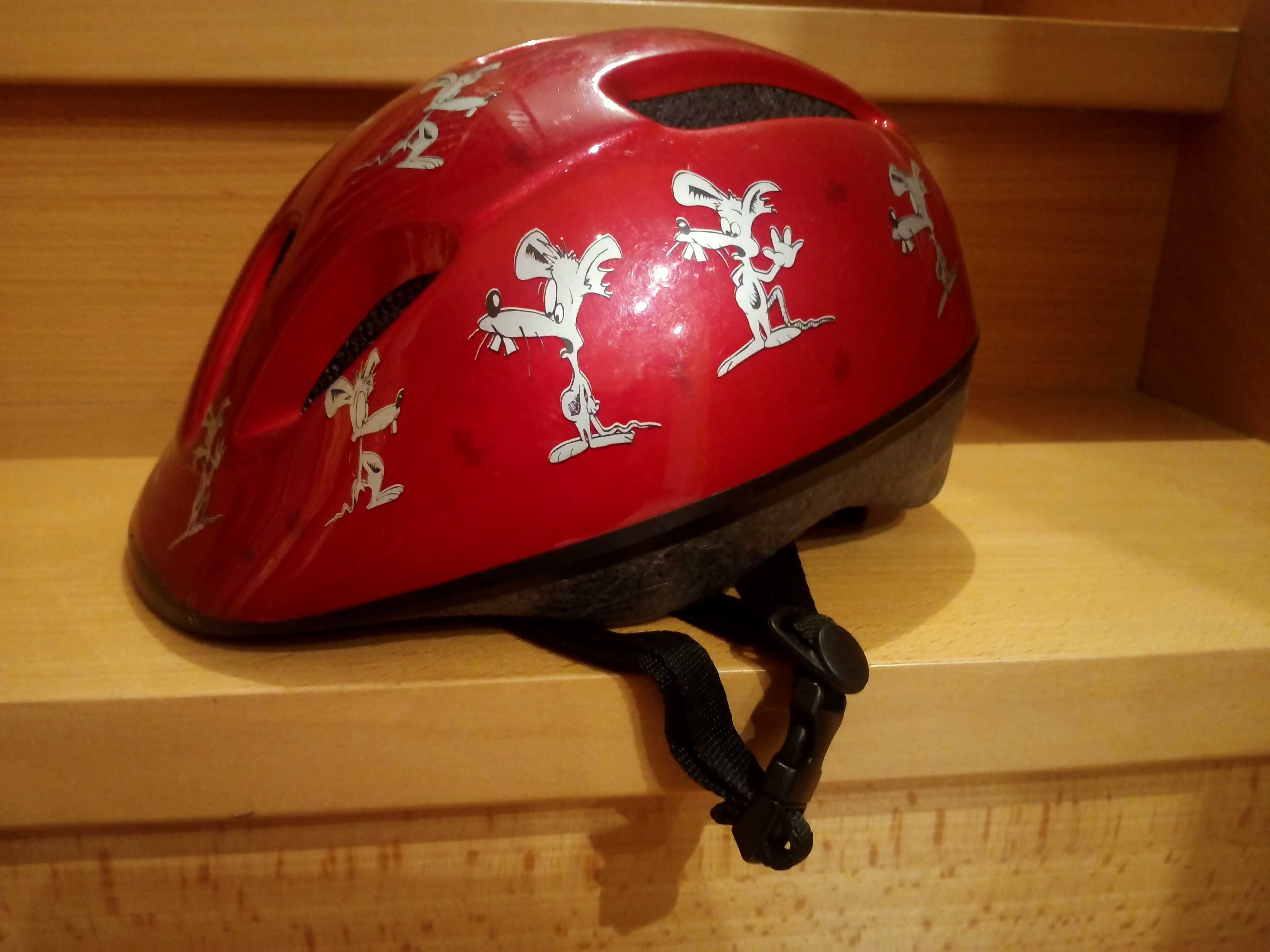 Kask rowerowy dziecięcy.