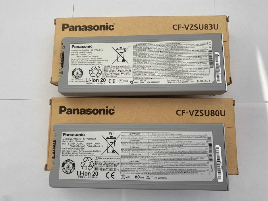 Оригінальна НОВА батарея CF-VZSU80U(6cell) 83U(9cell) Panasonic CF-C2