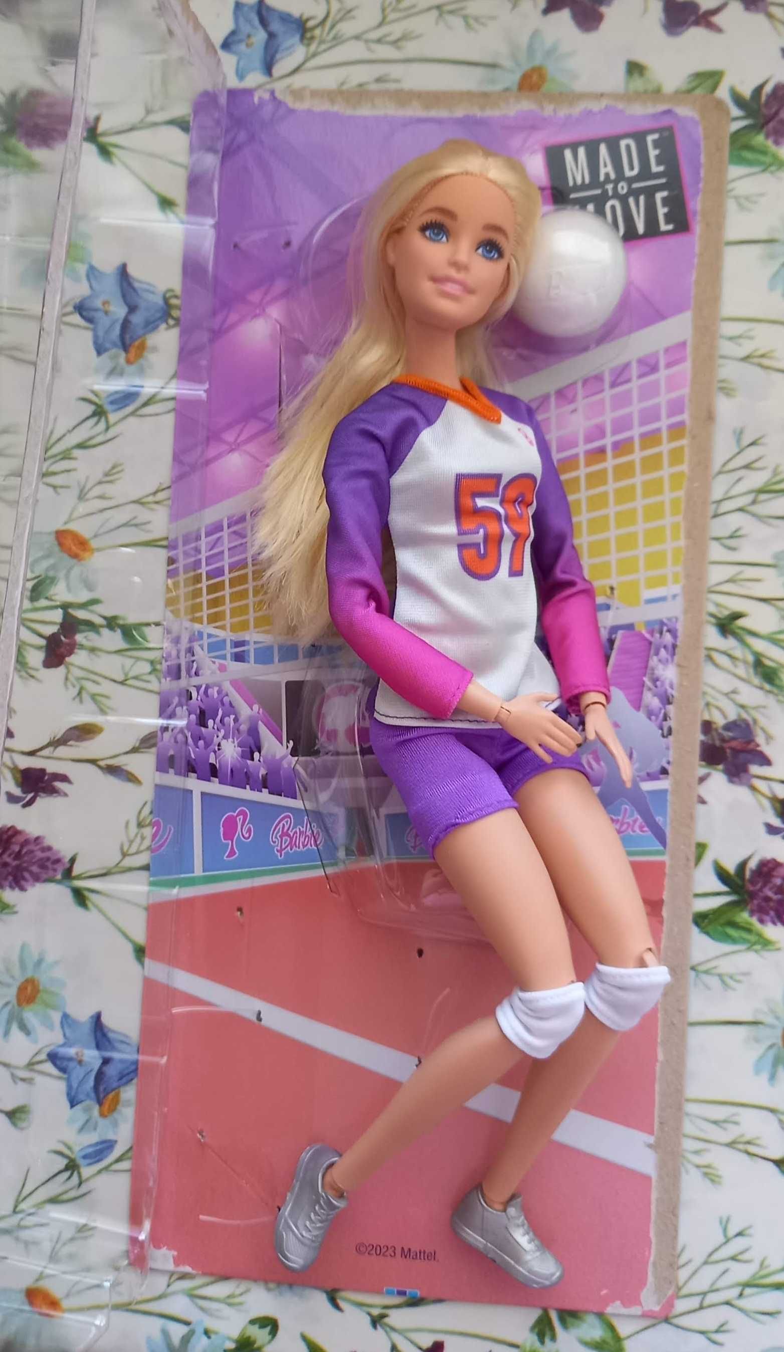 Lalka Barbie piłkarka siatkarka (nr2) typ mtm