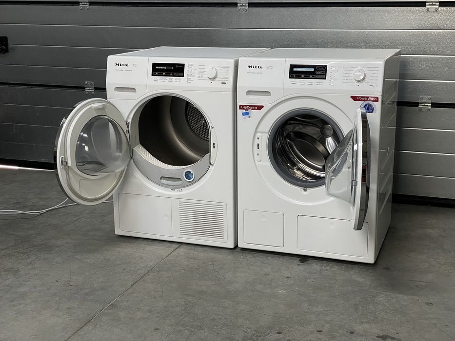 ТОПОВИЙ КОМПЛЕКТ MIELE: Пральна та Сушильна машина WKG 130 | TKG 450