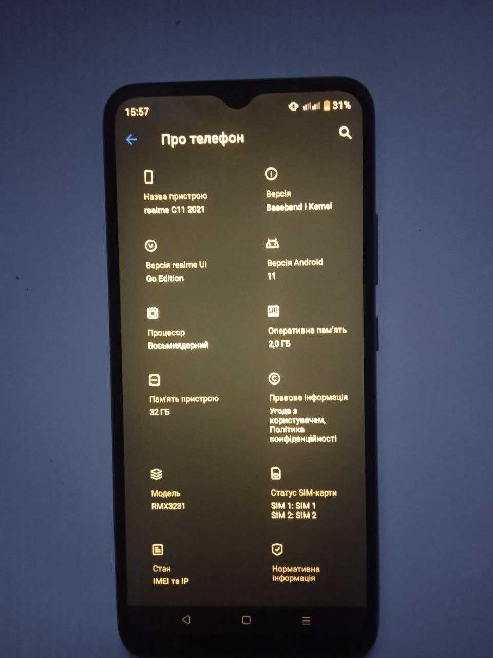 Realme  11C  Angroid11