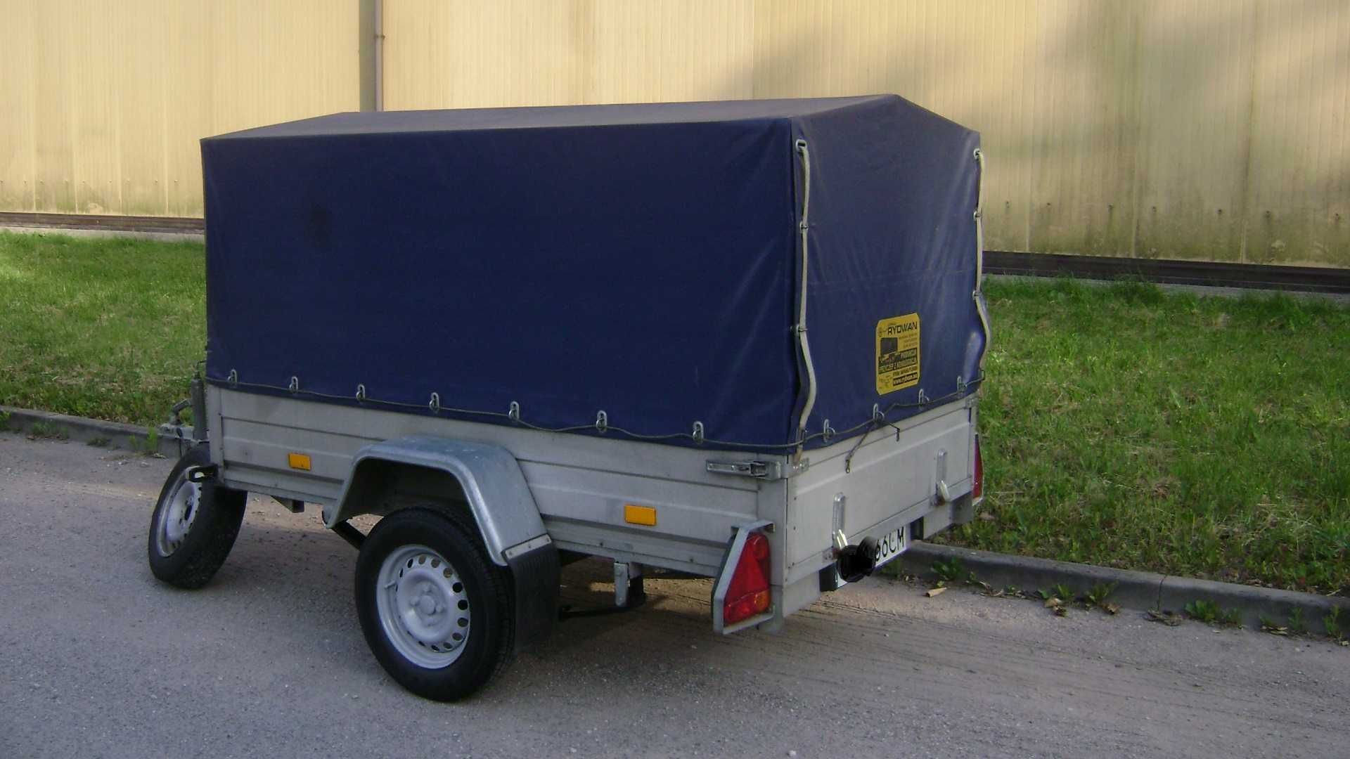 Przyczepka przyczepa RYDWAN 225x130 zarejestrowana resory plandeka