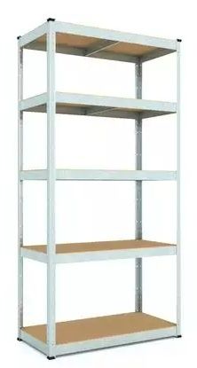 Стелаж металевий оцинкований Бюджет 2000х1000х450 на 5 полиць. 
Новий.