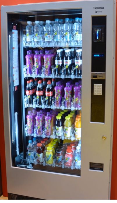 Vending Necta Sinfonia 6 Vendo autoat z windą sprzedaz szklanych butel