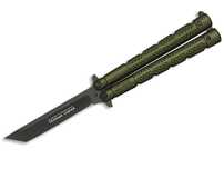Nóż motylek K25/36249 Balisong Green