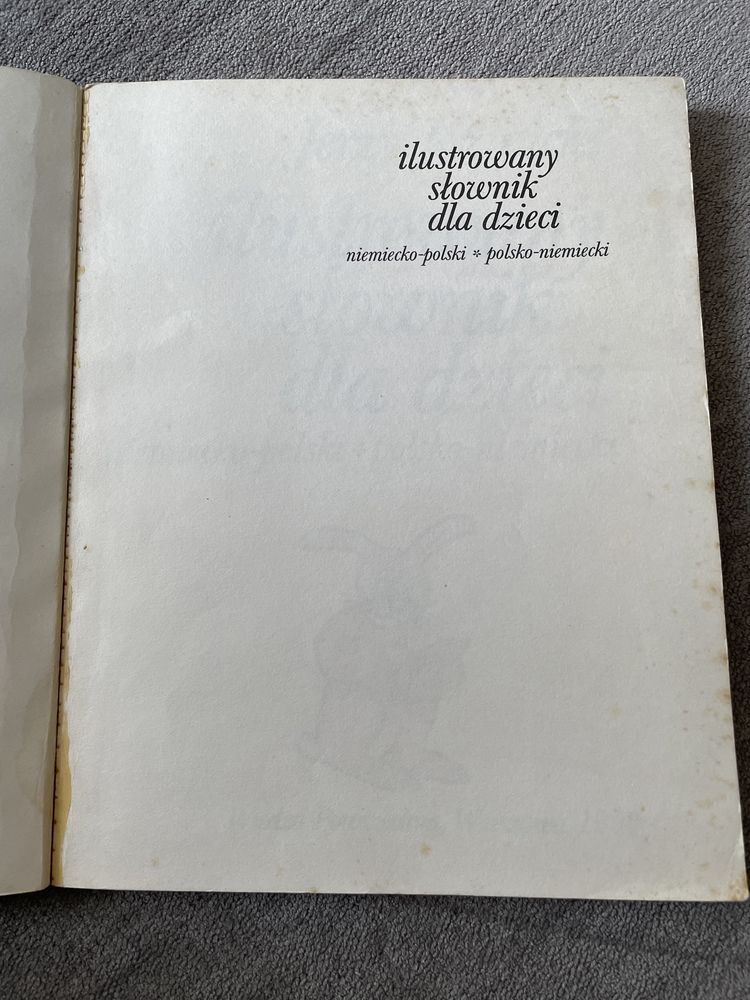 Ilustrowany słownik dla dzieci niemiecko-polski i polsko-niemiecki