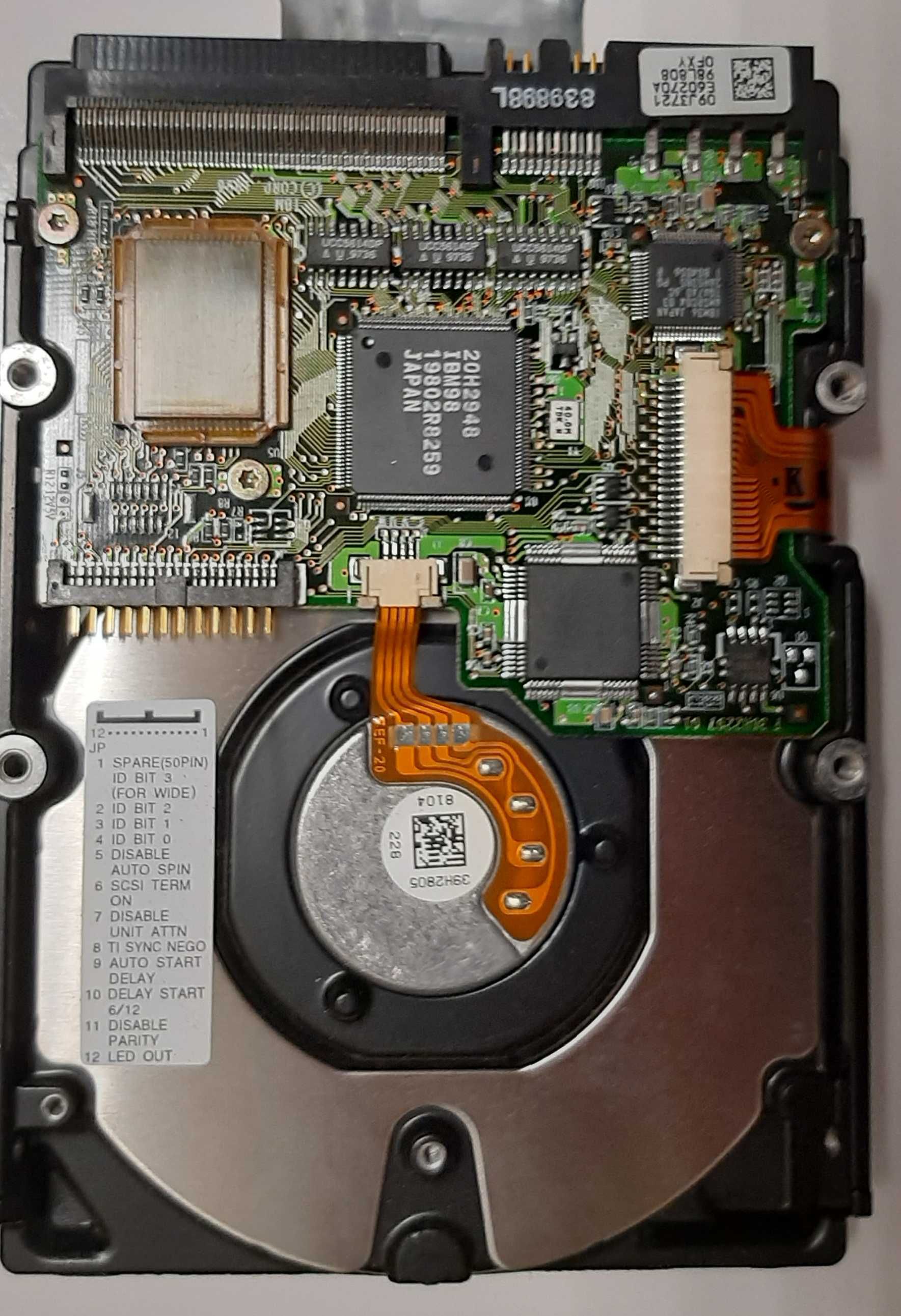 scsi disk hdd 4.3 GB IBM DCAS-34330 P/n 09J1037 раритет