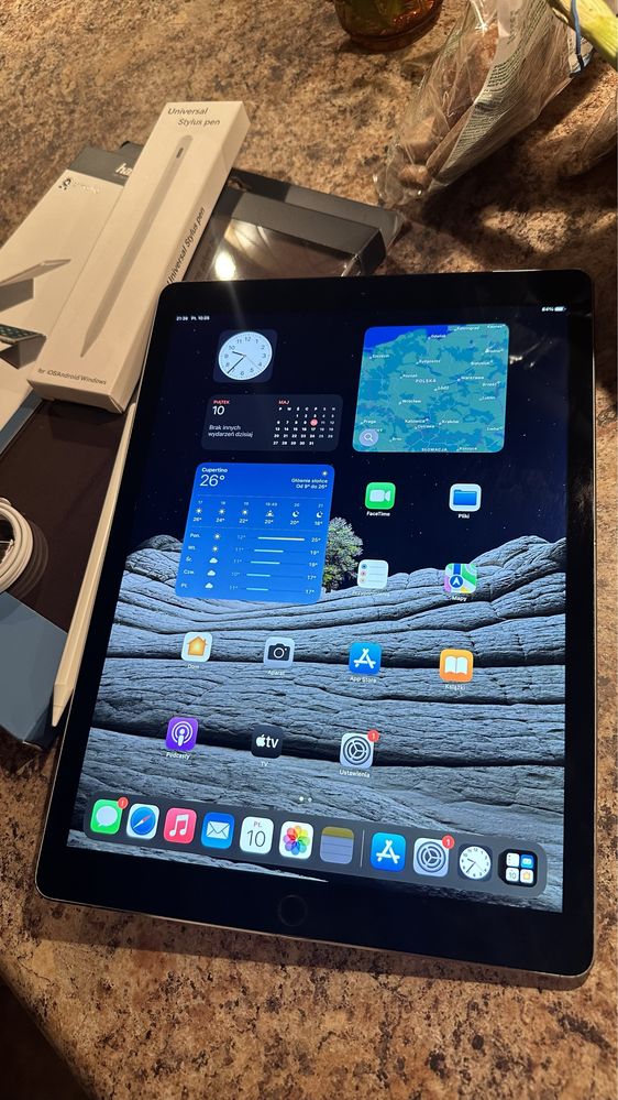 Tablet iPad Apple PRO 12.9” - WiFi + SIM - PROCREATE - TOUCH ID + etui