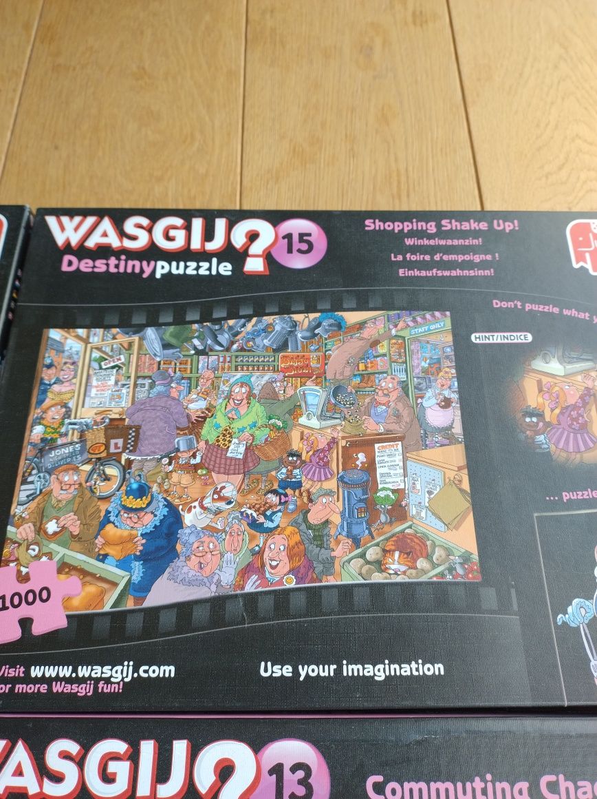 Wasgij puzzle zestaw układanka 5 sztuk