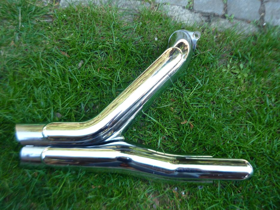 Układ wydechowy(portki z kolankiem)Yamaha XVS-1300 midnigh-star 09r