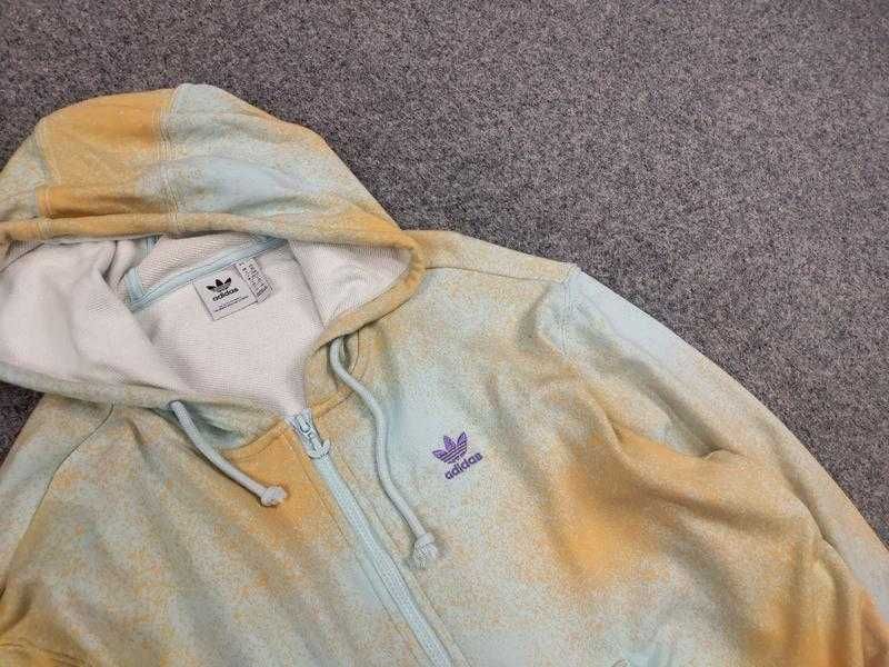 Ідеальне жіноче зіп худі adidas originals allover кофта з капюшоном