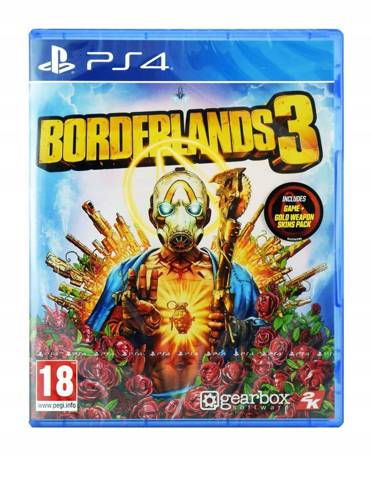 PS4 Borderlands 3 DLC Gold Weapon Skins Pack