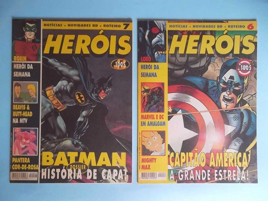 HERÓIS , Coleção completa Nº 1 a 8