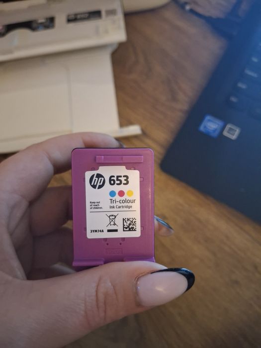 Tusz hp kolor 653