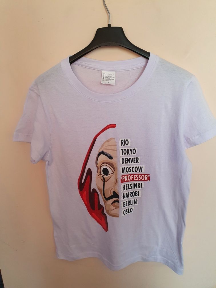 Dom z papieru La casa de papel Tshirt bella ciao kolory rozmiary money