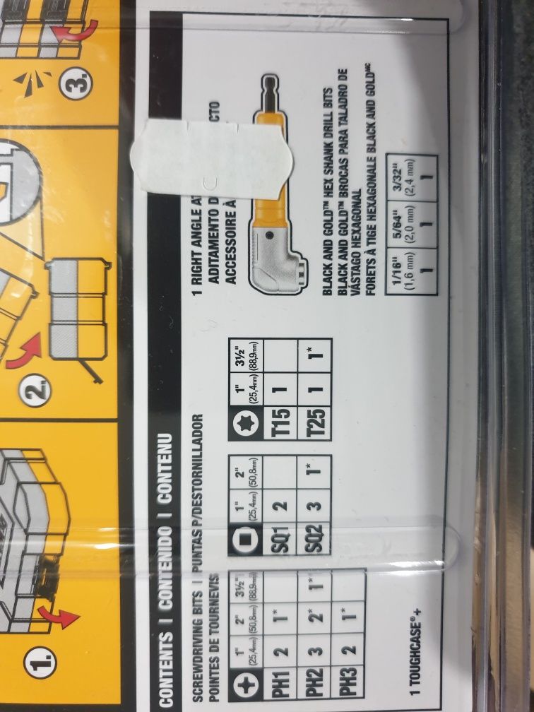 Набор бит Dewalt Maxfit Ultra 25шт + угловая насадка DWAF25SETRA