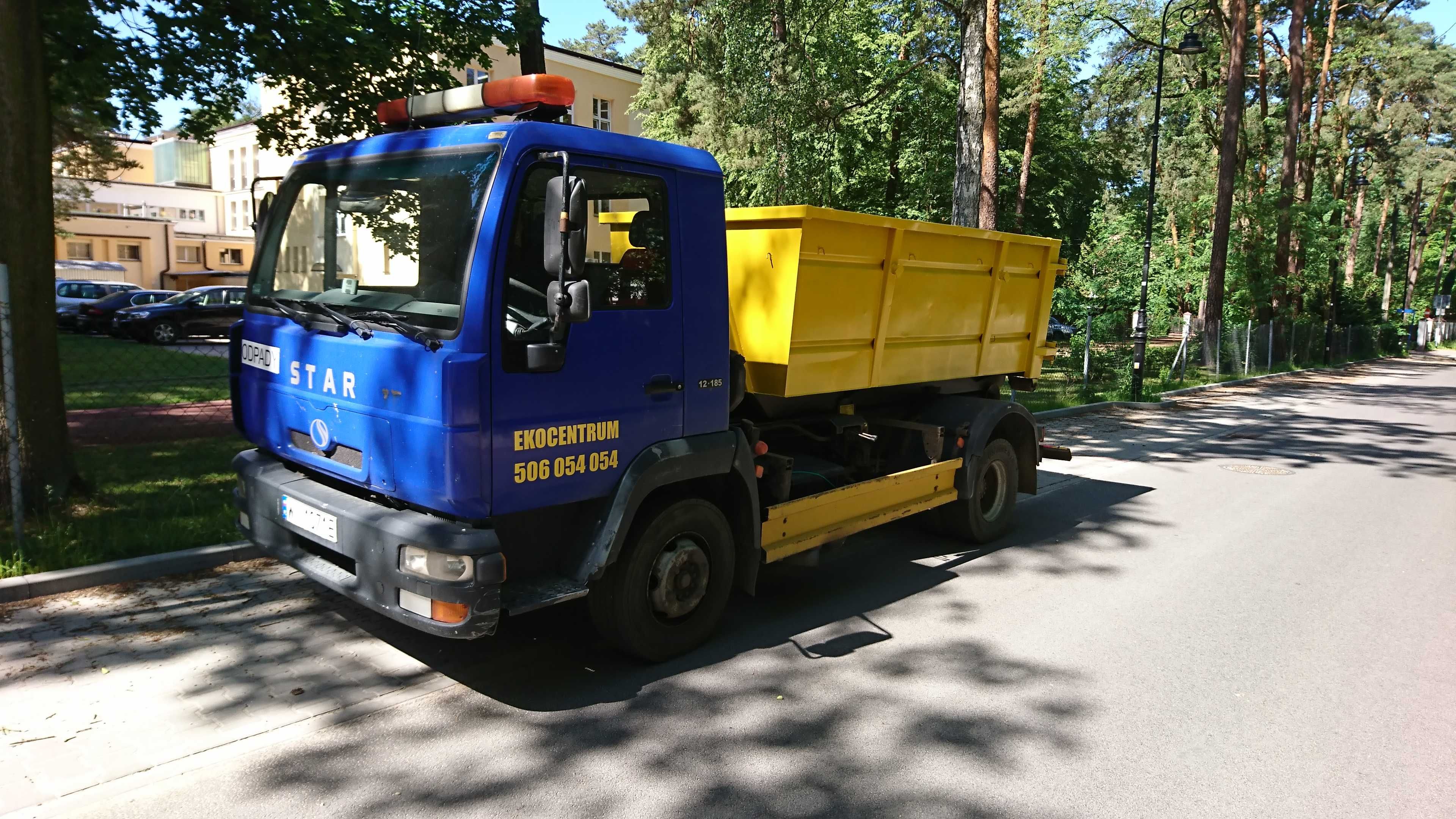 Wynajem kontenera na śmieci budowlane, gruz i inne odpady - Warszawa