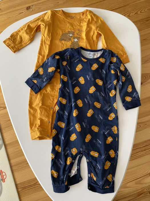 Pajacyk niemowlęcy r. 80 2-pak Sinsay