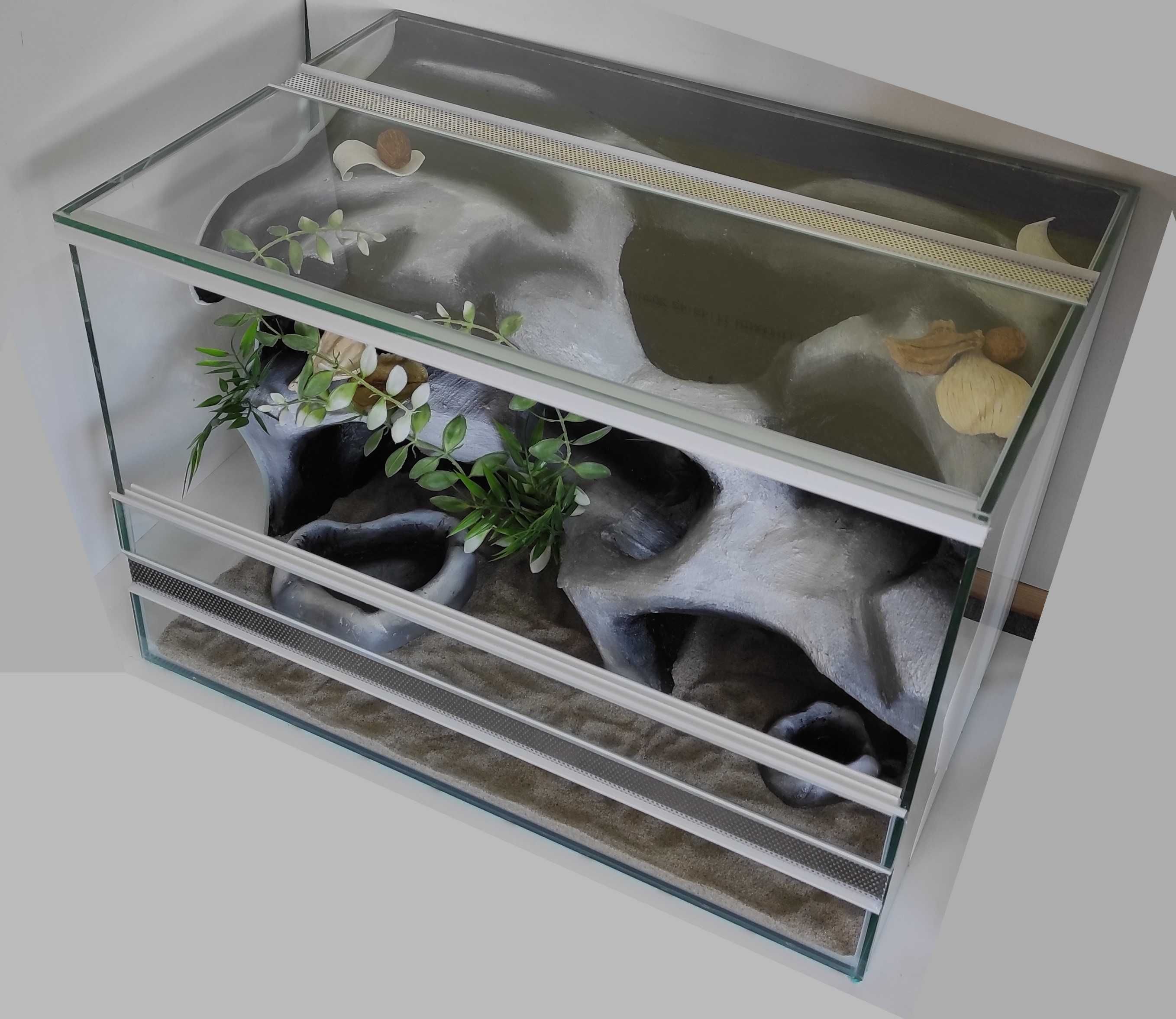 Terrarium dla jaszczurki, wężą, TW15K3, AquaWaves